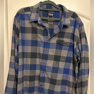 Patagonia M's Long-Sleeved Lightweight Fjord Flannel Shirt, Size: XL